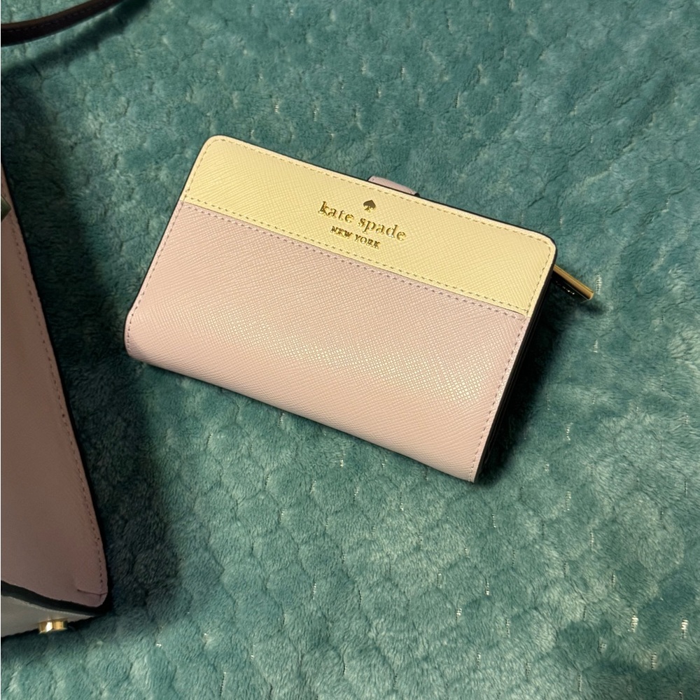 Kate Spade Madison Colorblock Saffiano Leather Crossbody and wallet - Picture 5 of 8